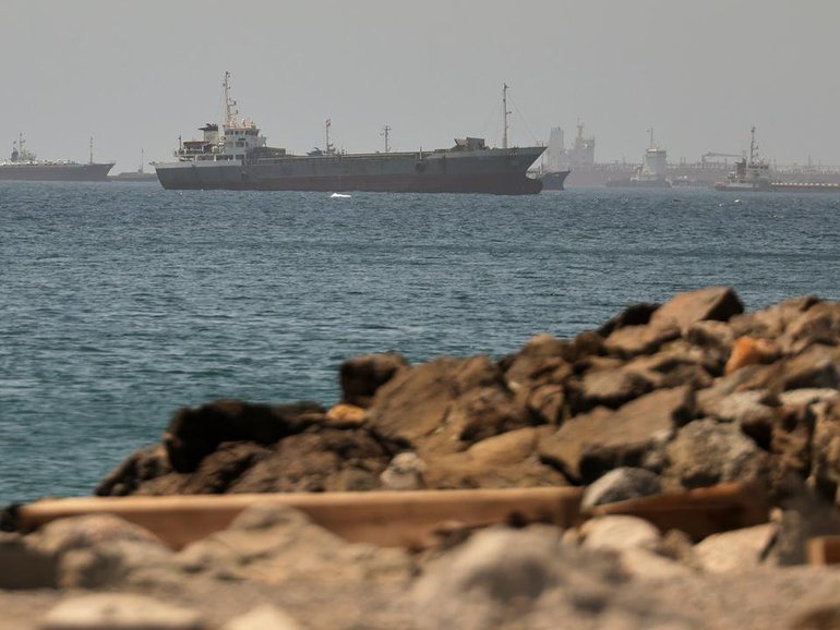 A meeting in Oman scheduled to discuss shipping in the Strait of Hormuz has been postponed. (AP PHOTO)