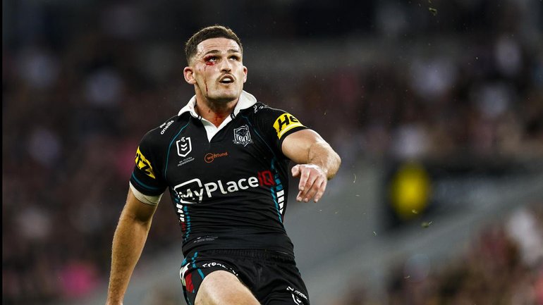 Nathan Cleary has had to sweat on the NRL's match review committee but has avoided a ban. (Mark Evans/AAP PHOTOS)