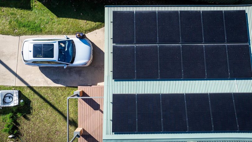 Many Australians have already adopted solar panels, home-battery systems and electric cars. (Simon Dallinger/AAP PHOTOS)