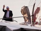 US President Donald Trump says he discussed whiskey tariffs with Ireland's leader and golfers. 