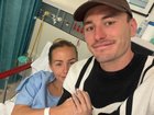Hawks defender Josh Battle and wife Casey are mourning the loss of an unborn child.