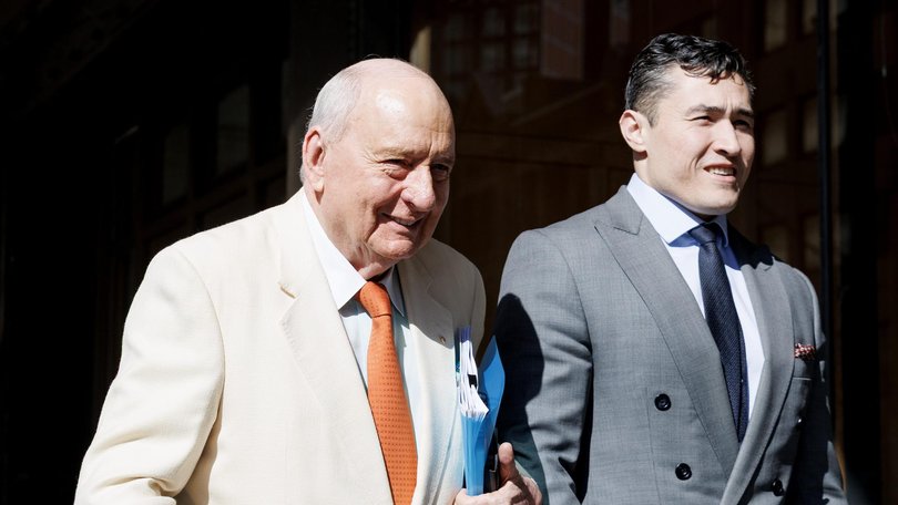 Alan Jones has denied kissing Complainant M on two occasions. Picture: NewsWire / Nikki Short.