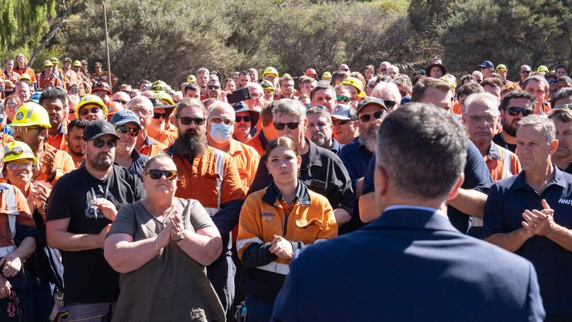 Hundreds of jobs at the Whyalla steelworks in South Australia are expected to be axed on Monday. NewsWire / Tim Joy