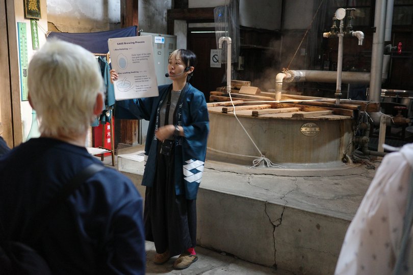 The English-speaking tour at Imayotsukasa.