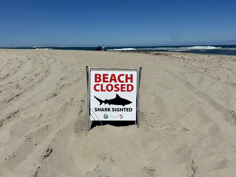 A man has been rushed to hospital after a shark attack at a beach north of Geraldton. 