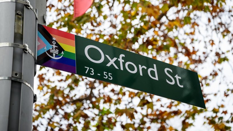 The queer community says it has been targeted in another police raid on Sydney's Oxford St strip. (Bianca De Marchi/AAP PHOTOS)