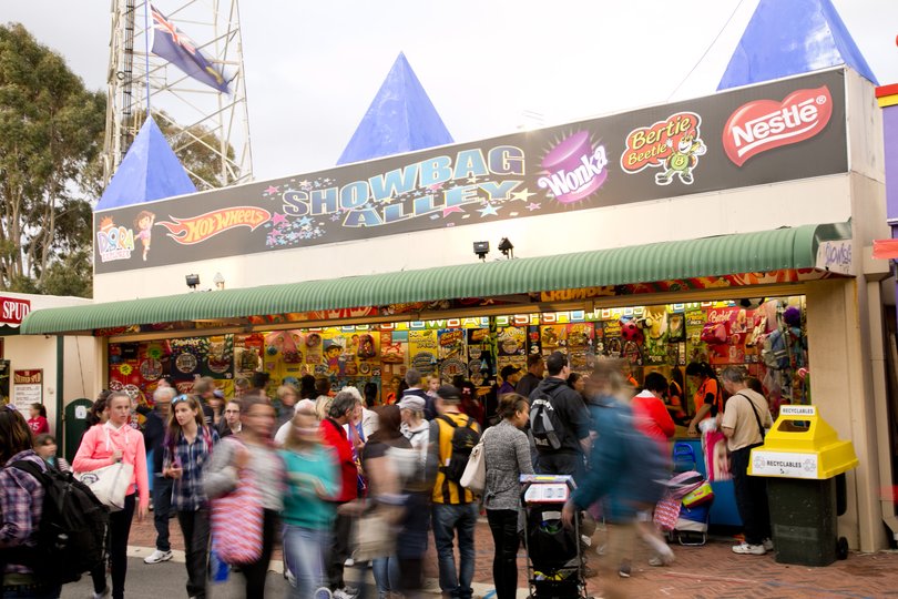 Showbag Alley at Perth Royal Show