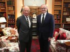 King Charles III during an audience with Australian Prime Minister Anthony Albanese at Balmoral Castle in September 2025.