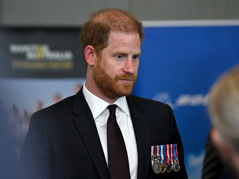Prince Harry, Duke of Sussex, at an Invictus Games event in Canberra earlier this year.