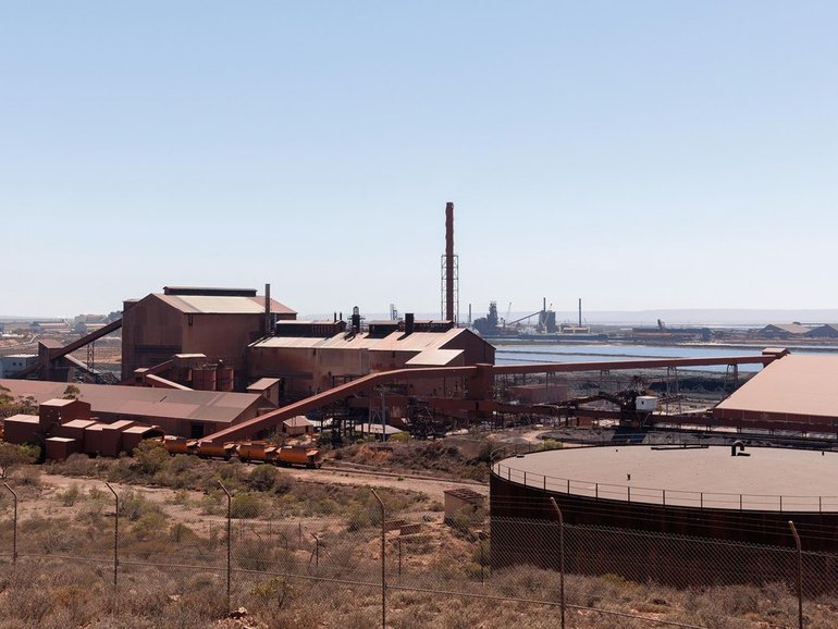 Workers have been told the Whyalla steelworks' blast furnace won't be restarted. (Isabella Ward/AAP PHOTOS)
