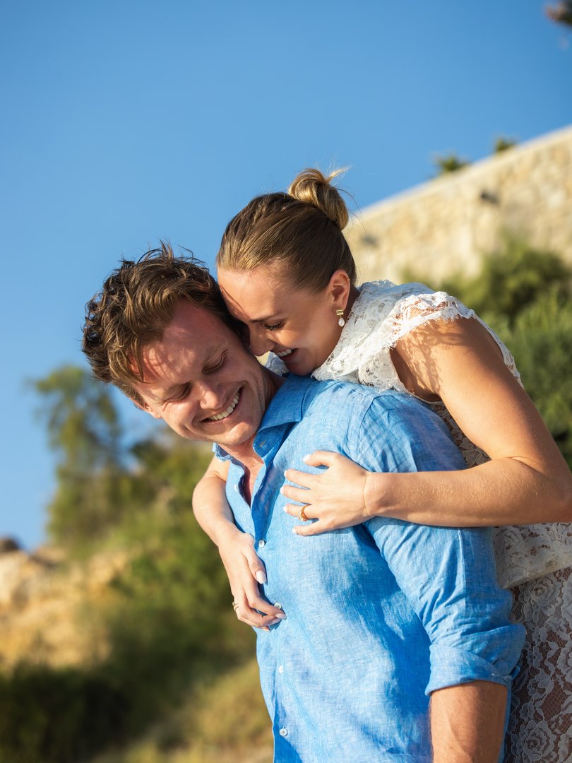 The happy couple posted a series of photos on social media.