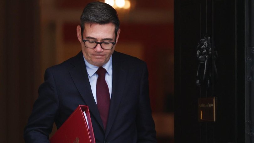 Andy Burnham has cancelled all appointments after the death of his father. (EPA PHOTO)