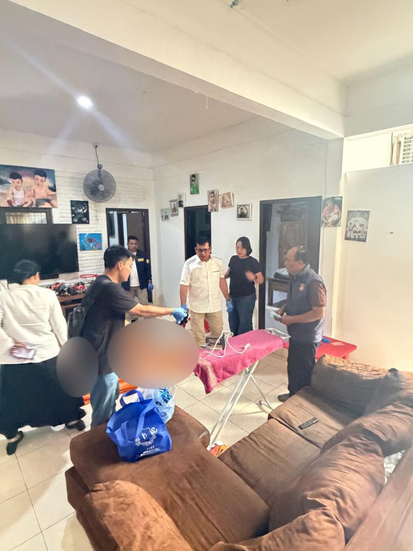 The villa after the bodies were found.