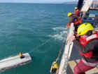 A 15-year-old spent 62 hours on top of an overturned boat in icy temperatures (Carlos Alexis Escartin via AP)