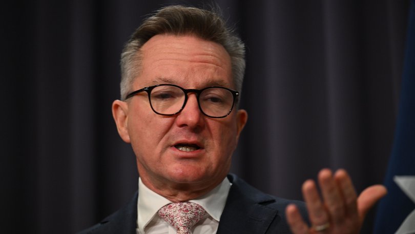 CANBERRA, AUSTRALIA- NewsWire Photos- SEPTEMBER 10, 2026. Chris Bowen holds a press conference at Parliament House, Canberra NewsWire/ Martin Ollman