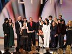 Katie Dippold and cast/crew accept the Outstanding Comedy Series Award for Widow's Bay onstage during the 78th Primetime Emmy Awards.