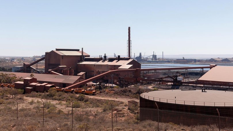 Workers have been told the Whyalla steelworks' blast furnace won't be restarted. (Isabella Ward/AAP PHOTOS)