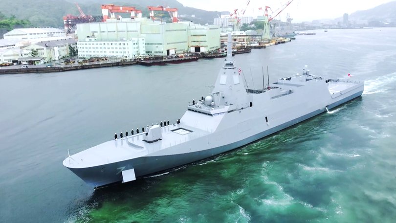 The Australian Government has selected the upgraded Mogami-class frigate as the preferred platform for the Royal Australian Navy’s future fleet of general purpose frigates, marking a major milestone in the Government’s investment in a larger, more lethal Navy. The upgraded Mogami-class frigate is built by Mitsubishi Heavy Industries (MHI), whose tender proposal best met Australia’s capability requirements and best demonstrated value for money for the taxpayer. The upgraded Mogami-class frigate boasts a range of up to 10,000 nautical miles, a 32 Cell Vertical Launch System, and is fitted with surface-to-air missiles and anti-ship missiles. Defence will now enter into the next stage of the procurement process with Japan Picture: Supplied