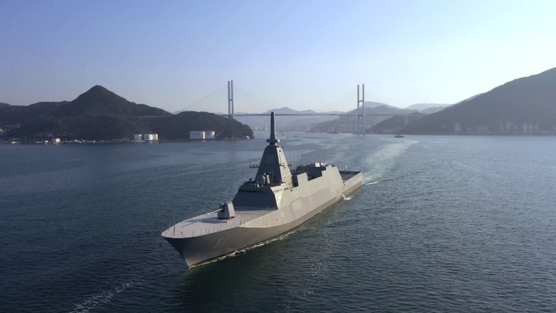 The Australian Government has selected the upgraded Mogami-class frigate as the preferred platform for the Royal Australian Navy’s future fleet of general purpose frigates, marking a major milestone in the Government’s investment in a larger, more lethal Navy. The upgraded Mogami-class frigate is built by Mitsubishi Heavy Industries (MHI), whose tender proposal best met Australia’s capability requirements and best demonstrated value for money for the taxpayer. The upgraded Mogami-class frigate boasts a range of up to 10,000 nautical miles, a 32 Cell Vertical Launch System, and is fitted with surface-to-air missiles and anti-ship missiles. Defence will now enter into the next stage of the procurement process with Japan Picture: Supplied