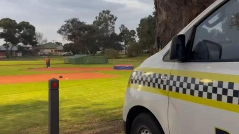 SA Ambulance paramedics and Police were called to St Albans Reserve in Clearview after a 13-year-old boy was struck during hammer throw training. 7 News