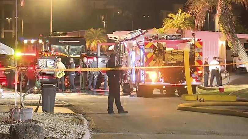 At least one person has died after a helicopter crashed in suburban Los Angeles (file pic). (AP PHOTO)