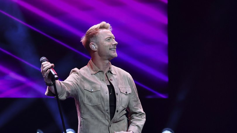 Ronan Keating performing at Telethon 2025 at RAC Arena.