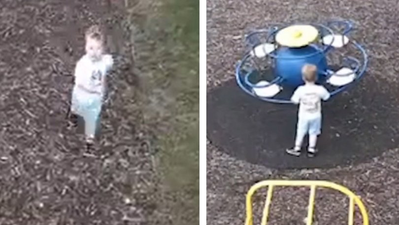 Missing child Suffolk: CCTV released of Noah, a non-verbal 3-year-old boy, at playground before he vanished | The Nightly