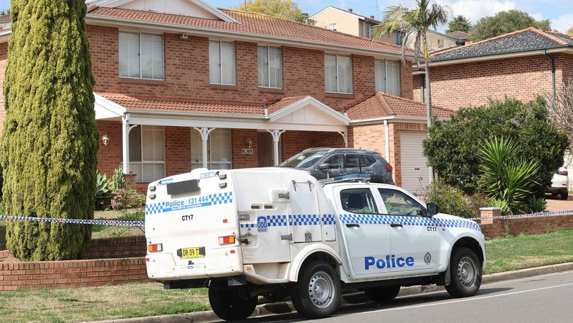 NSW Police said one of the teens accidentally set himself on fire as he was trying to burn out a ‘kill car’ after the incident. Picture: NewsWire / John Appleyard