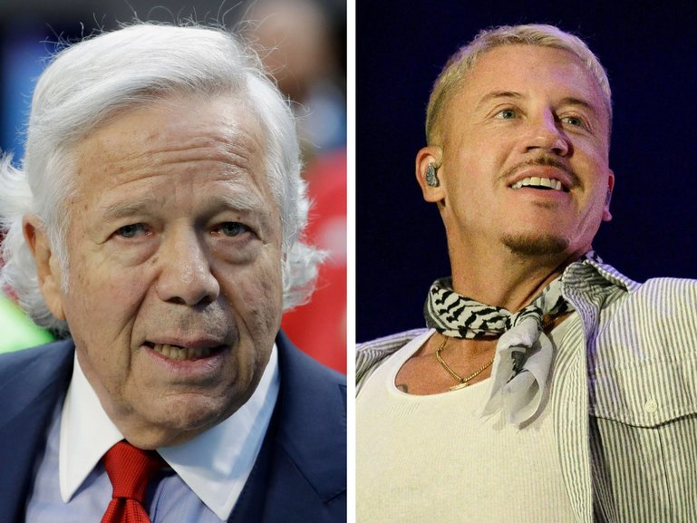 Robert Kraft has responded to Macklemore’s pledge to donate $1 million from his Ed Sheeran tour earnings to Palestinian causes as the fallout from the rapper’s axing continues.