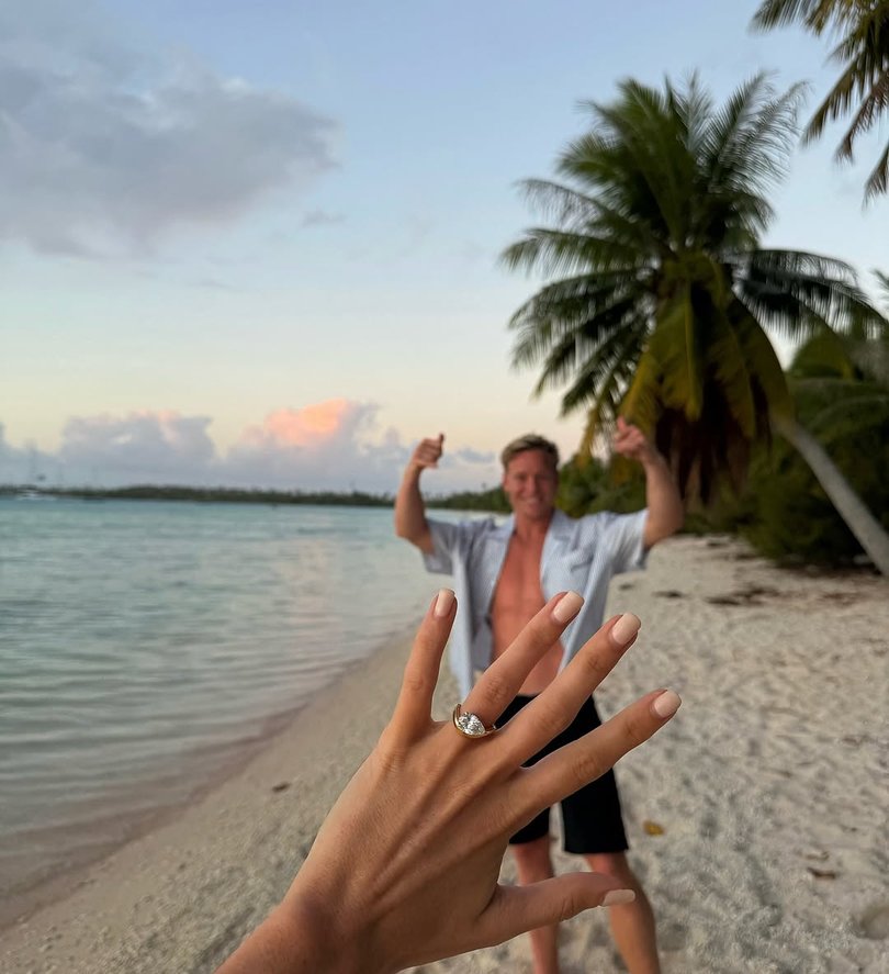 Isaac Heeney and Steffianie Waters became engaged in October 2025.