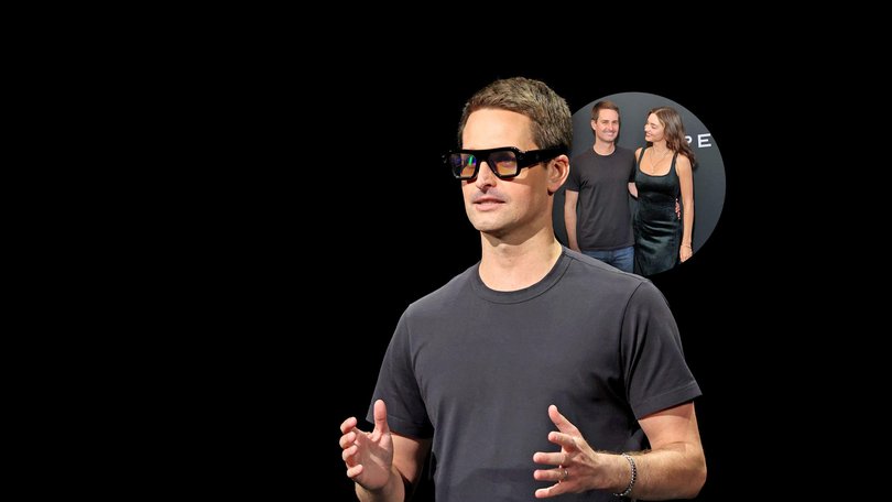 BEVERLY HILLS, CALIFORNIA - SEPTEMBER 16: Evan Spiegel, Co-Founder & CEO, Snap Inc, speaks onstage during the SPECS Launch Keynote at Wallis Annenberg Center for the Performing Arts on September 16, 2026 in Beverly Hills, California. (Photo by Joe Scarnici/Getty Images for SPECS) Joe Scarnici