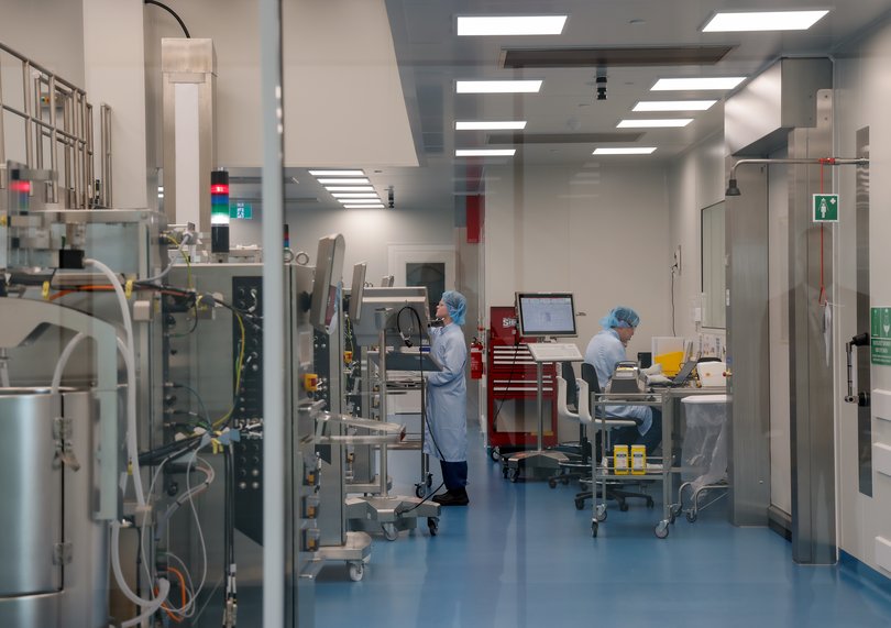 MELBOURNE, AUSTRALIA. NewsPhotos. DECEMBER 02, 2025. The Cell based flu vaccine manufacturing section at the new vaccine centre CSL Seqirus near Melbourne Airport. Picture : NewsWire/Ian Currie