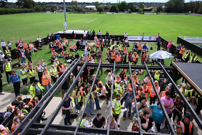 Scores of volunteers helped with the search for the toddler.