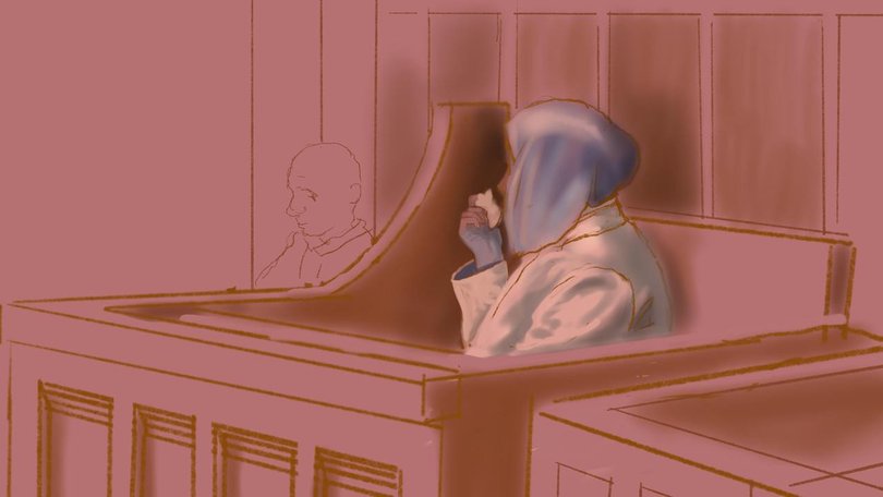 Nirmeen Noufl wept as Justice Hamill outlined her life of extreme violence and abuse. (Rocco Fazzari/AAP PHOTOS)