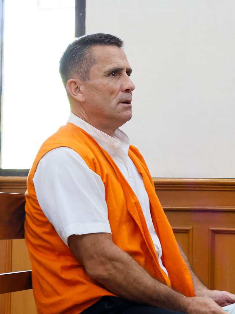 Australian Sean Millar attends a trial at the Denpasar District Court in Denpasar, Bali.