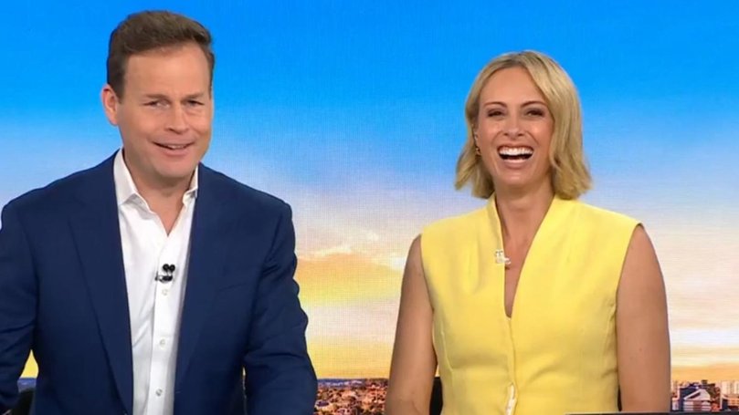 Sylvia Jeffreys and Tom Steinfort will be the new permanent hosts of Today. Picture: Nine/Today