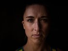 Australian netball star Sarah Klau says she is sorry for her behaviour during a drunken night out where she kicked a security guard.