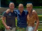Tributes are flowing for Jack Waugh (left),  son of the Australian Rugby Union CEO Phil Waugh (centre) who died suddenly last week. Pictured with Charlie Waugh. 