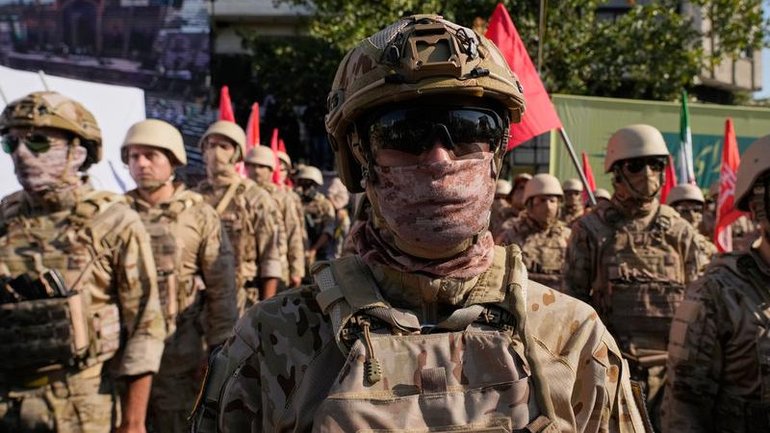 The Revolutionary Guard Corps says it attacked an oil tanker trying to pass the Strait of Hormuz. (AP PHOTO)