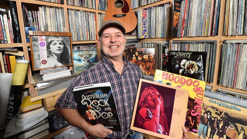 Music Journalist Ian McFarlane authored the Encyclopaedia of Australian Rock and Pop. Picture: Rob Leeson.