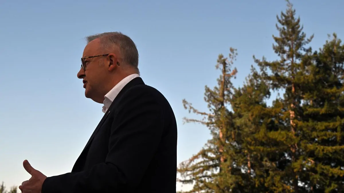 Anthony Albanese US visit: Sits down with former Apple head Tim Cook in California to talk child safety