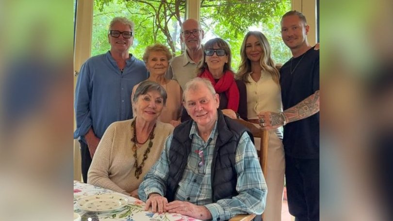 John Farnham with family on Boxing Day.