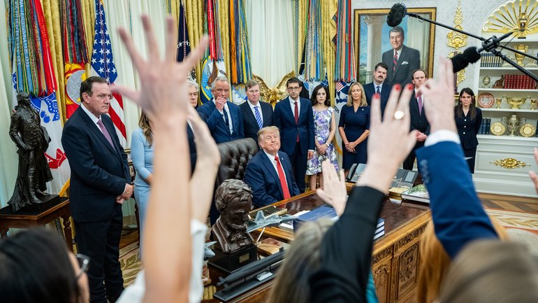 The President’s ban of three media outlets from the White House fits a pattern of using the apparatus of government to crack down on his perceived enemies. 