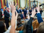 The President’s ban of three media outlets from the White House fits a pattern of using the apparatus of government to crack down on his perceived enemies. 