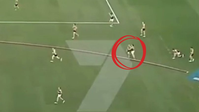 The moment of impact.