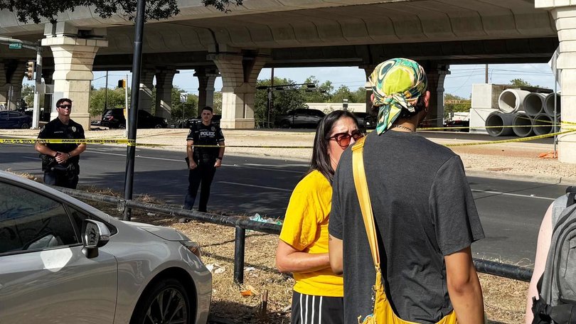 The man was stopped after a traffic stop in Austin, Texas. (AP PHOTO)