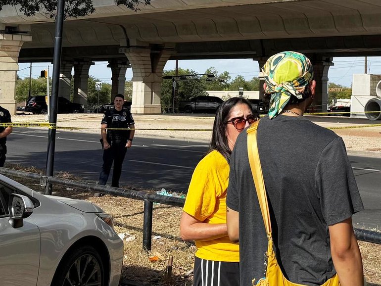 The man was stopped after a traffic stop in Austin, Texas. (AP PHOTO)