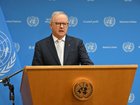 Anthony Albanese fires back at ‘fraud’ question in New York.