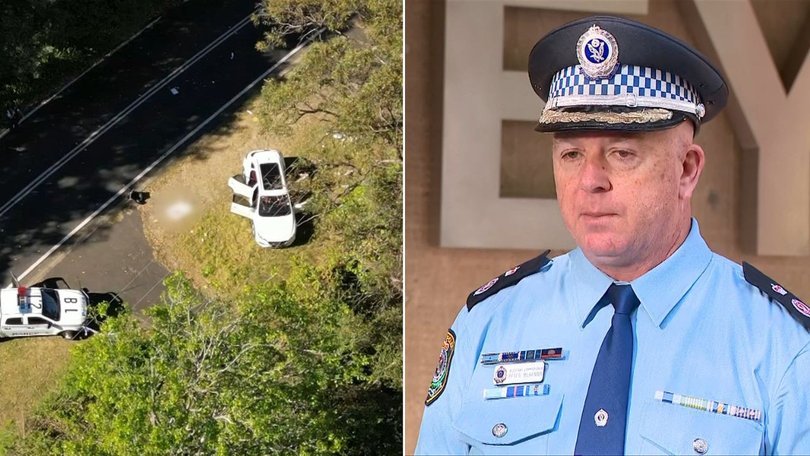 NSW Police Deputy Commissioner Peter McKenna revealed grim details from a suspected murder suicide attempt after a horrific weekend of alleged domestic and family violence.