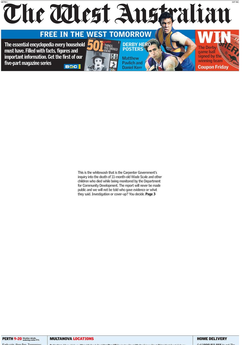 The 2006 front page.